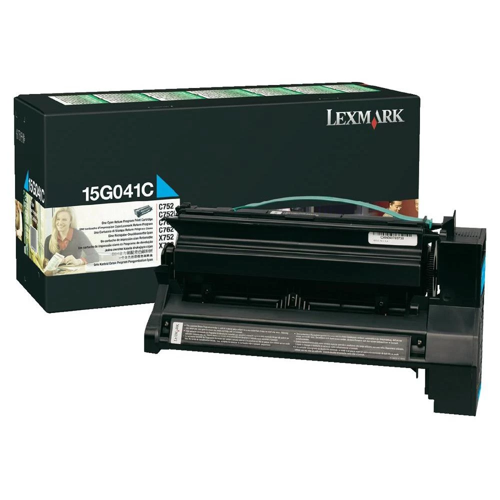 Originalni toner 15G041C Lexmark cijan kapacitet stranica maks. 6000 stranica slika