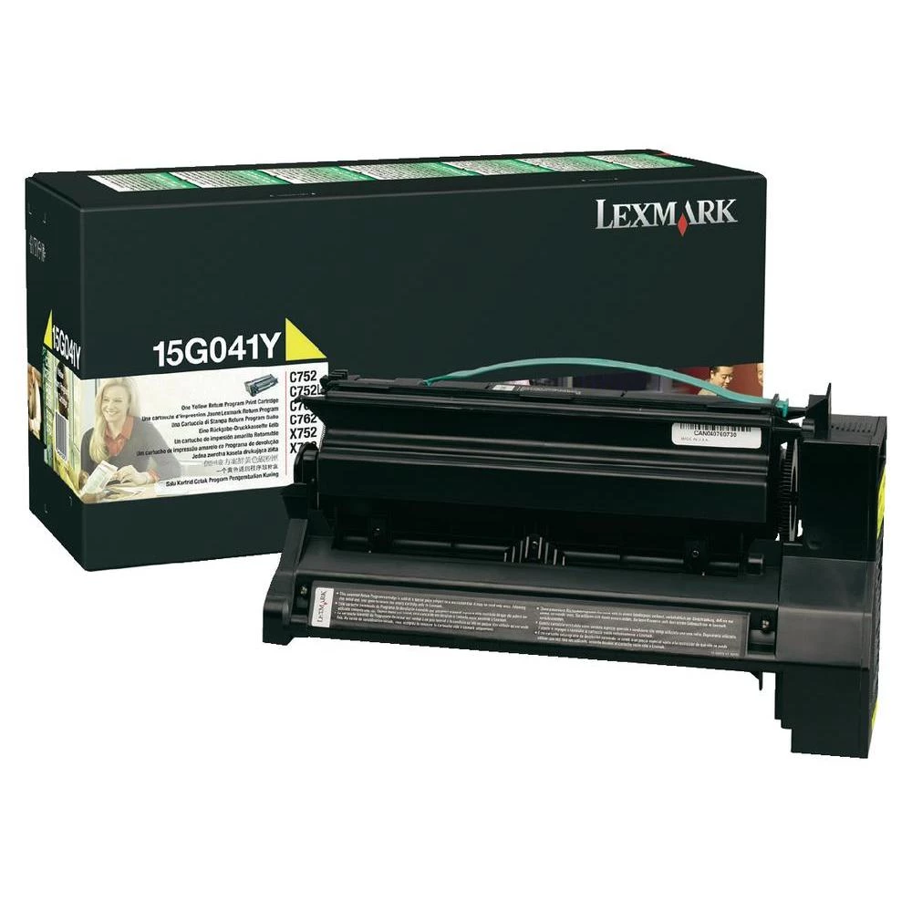 Originalni toner 15G041Y Lexmark žuta kapacitet stranica maks. 6000 stranica slika