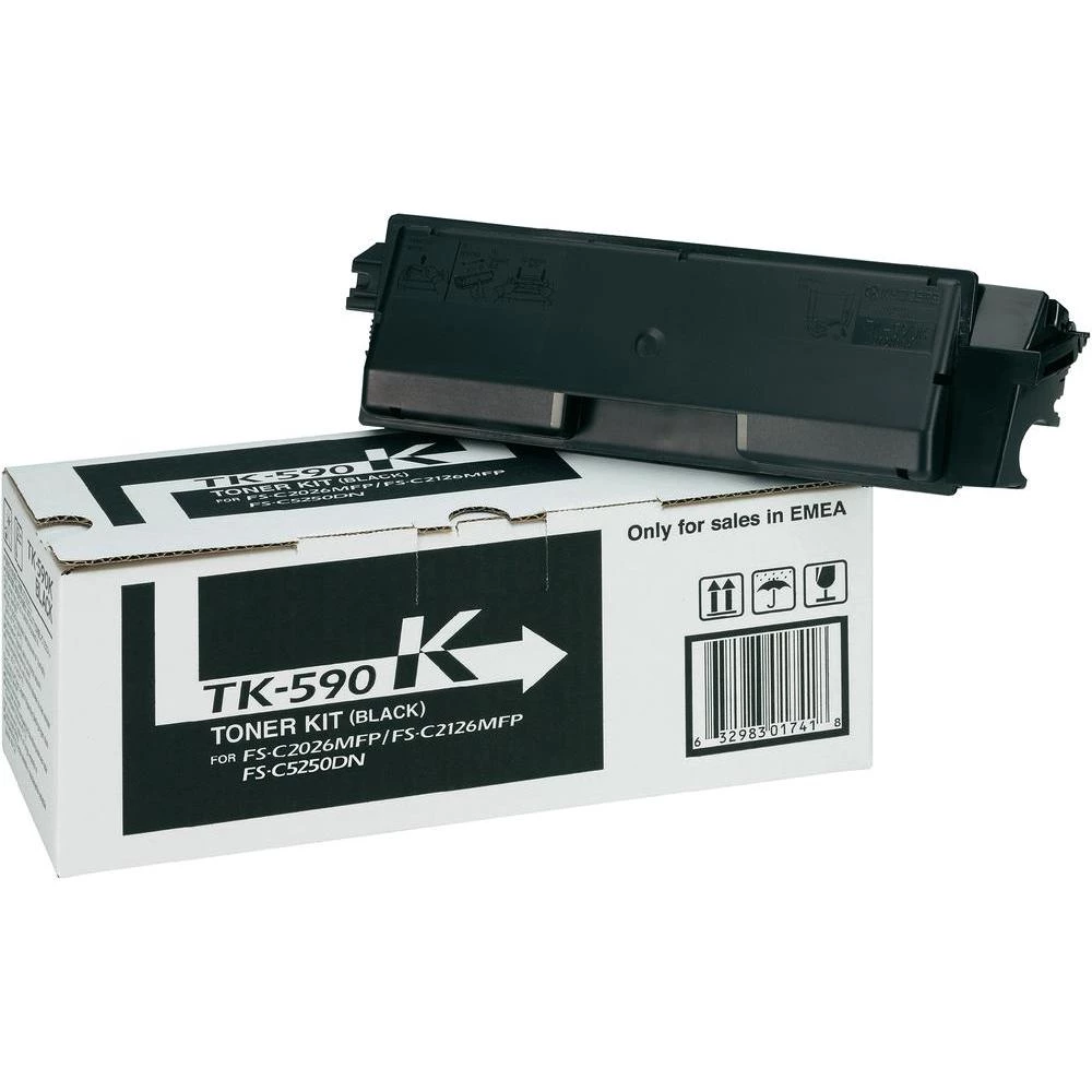 Originalni toner TK-590K Kyocera crna kapacitet stranica maks. 7000 stranica slika