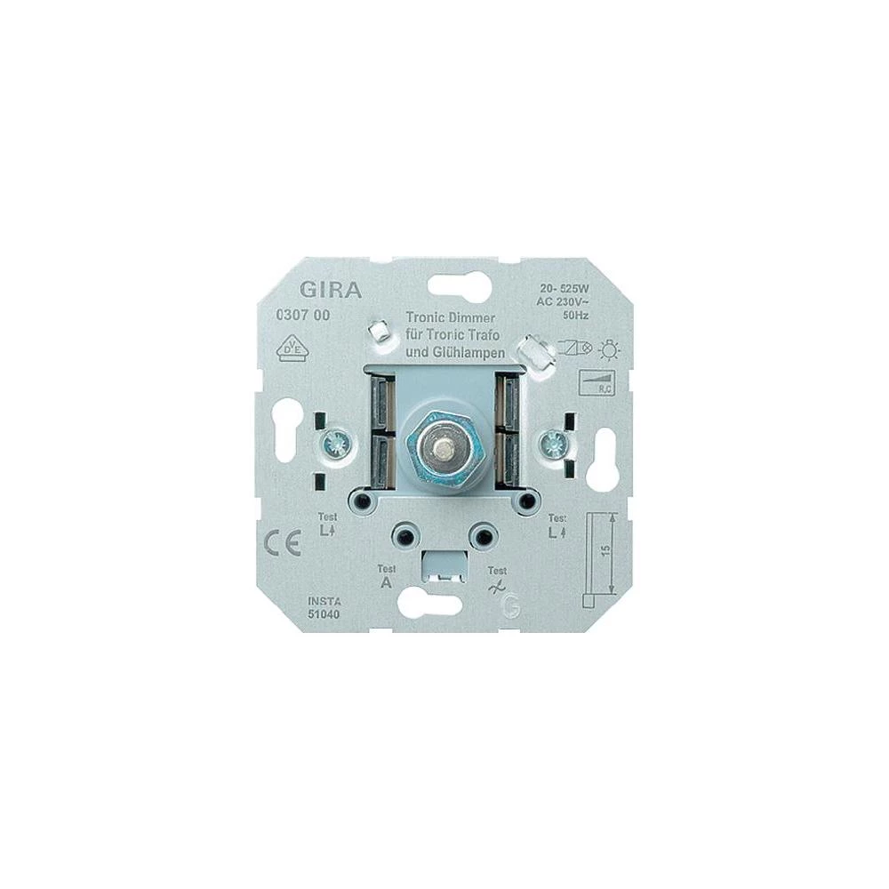 GIRA ugradni dio prigušivač svjetla, standard 55, E2, Event Klar, Event, Event Opak, Esprit, ClassiX, sistem 55 030700 slika