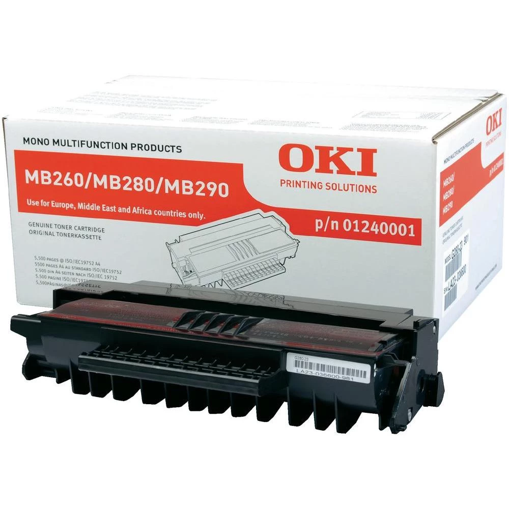 Originalni toner OKI 01240001 crna kapacitet stranica maks. 5500 stranica slika