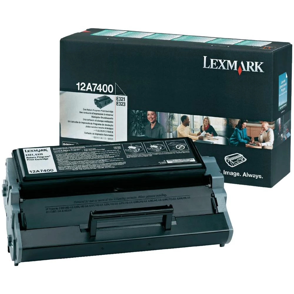 Originalni toner 12A7400 Lexmark crna kapacitet stranica maks. 3000 stranica slika