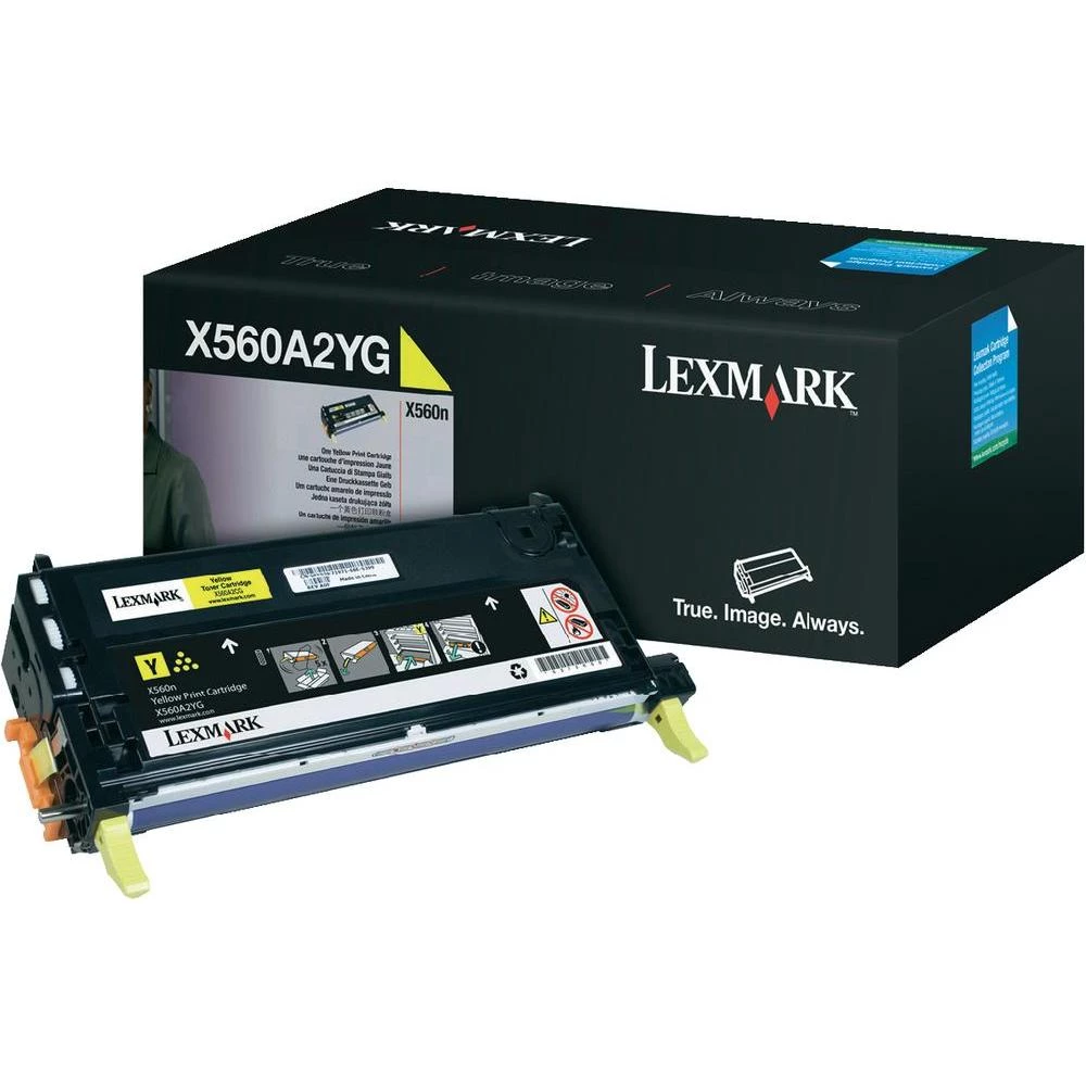 Originalni toner X560A2YG Lexmark žuta kapacitet stranica maks. 4000 stranica slika