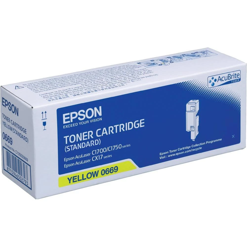 Originalni toner S050669 Epson žuta kapacitet stranica maks. 700 stranica slika