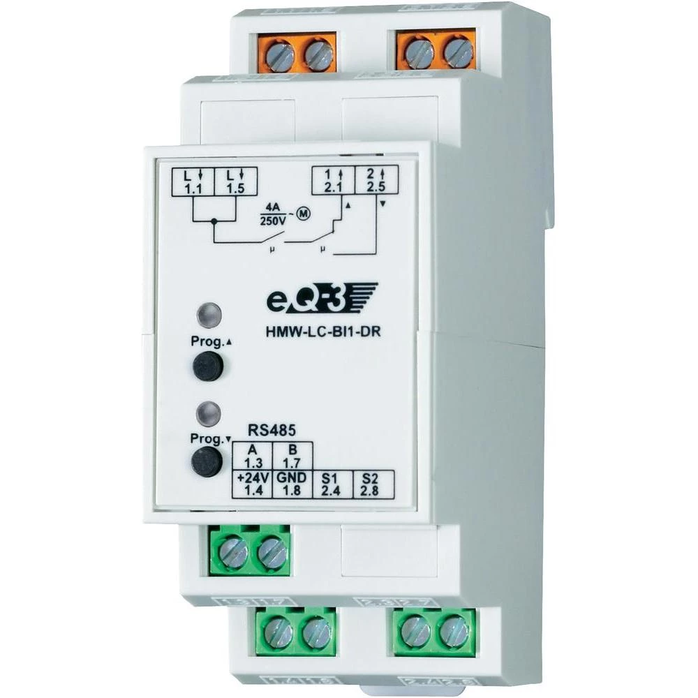 HomeMatic 76802 RS485 Aktor za sjenila, 4-kanalni, montaža na DIN-letvu, broj ulaza 2 broj izlaza 2 slika