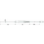 Greisinger GTF 601 1/3DIN senzor temperature tekućina GTF 601 1/3DIN, Pt100, Mini-DIN 4-polni, mjerno područje -50 do +600 °C