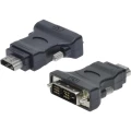 DVI/HDMI adapter Digitus [1x DVI-utikač 18+1pol.  1x HDMI-utičnica] crn, AK-320500-000-S slika