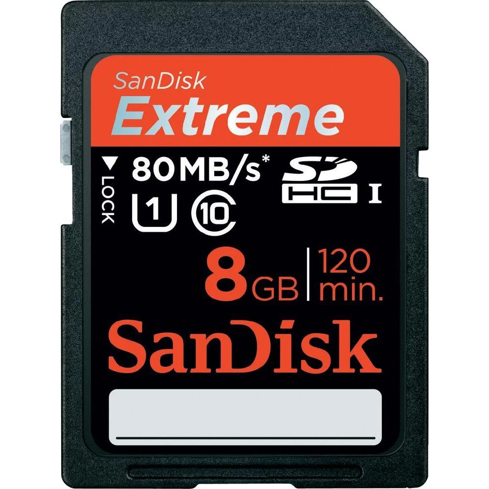 SDHC kartica Extreme Plus SanDisk 8 GB Class 10, UHS-I slika