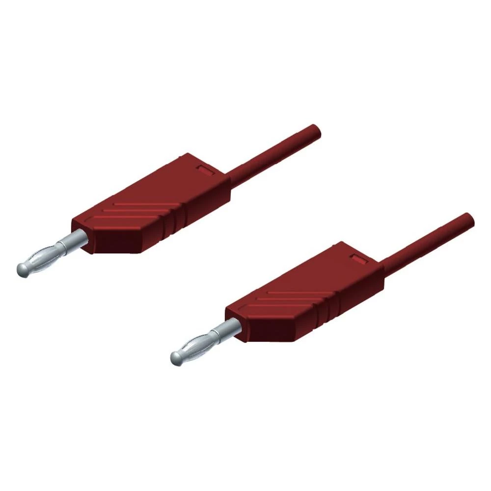 Mjerni vod MLN SKS Hirschmann [ lamelni utikač 4 mm - lamelni utikač 4 mm] 0.25 slika