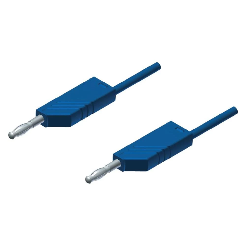 Mjerni vod MLN SKS Hirschmann [ lamelni utikač 4 mm - lamelni utikač 4 mm] 0.25 slika