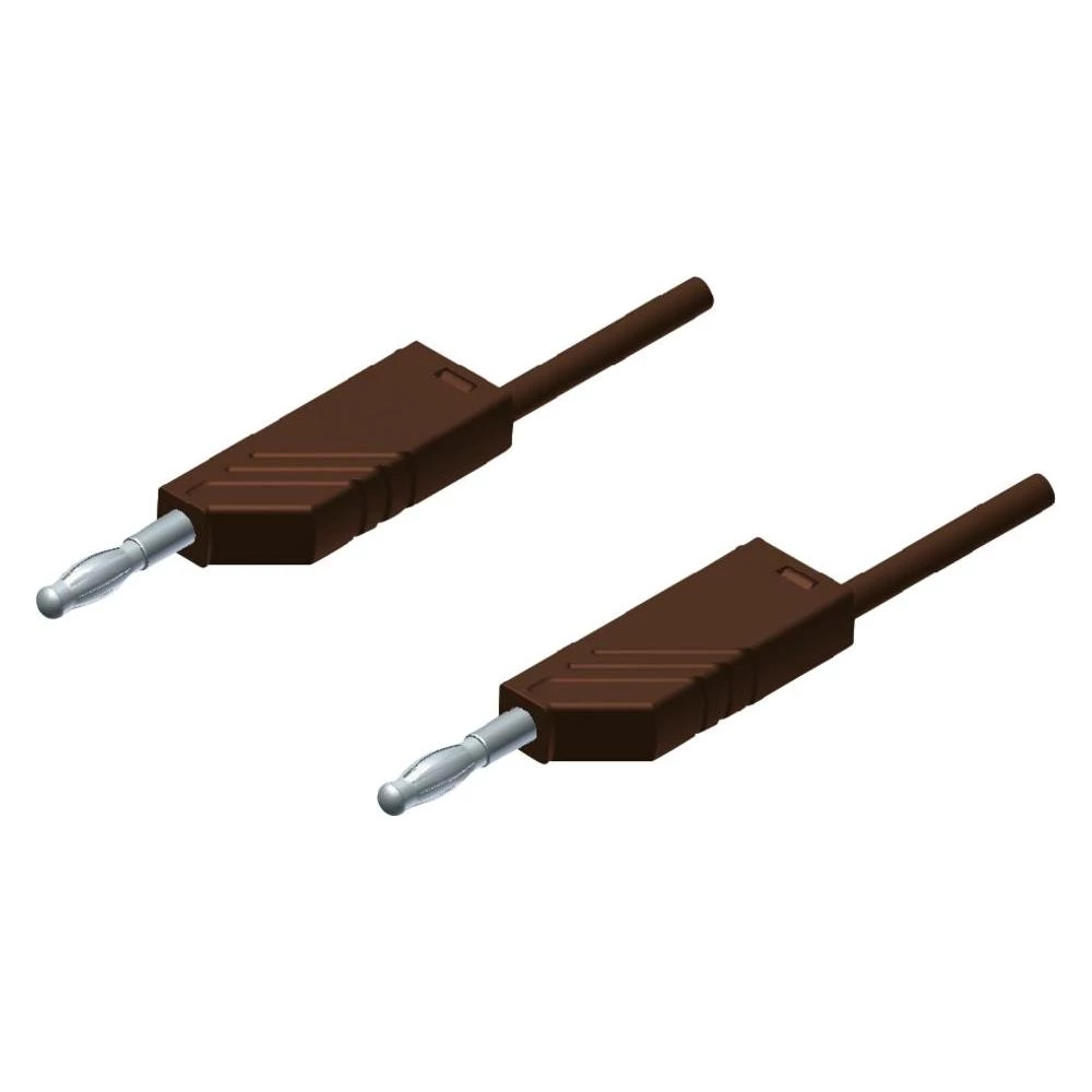 Mjerni vod MLN SKS Hirschmann [ lamelni utikač 4 mm - lamelni utikač 4 mm] 0.25 slika