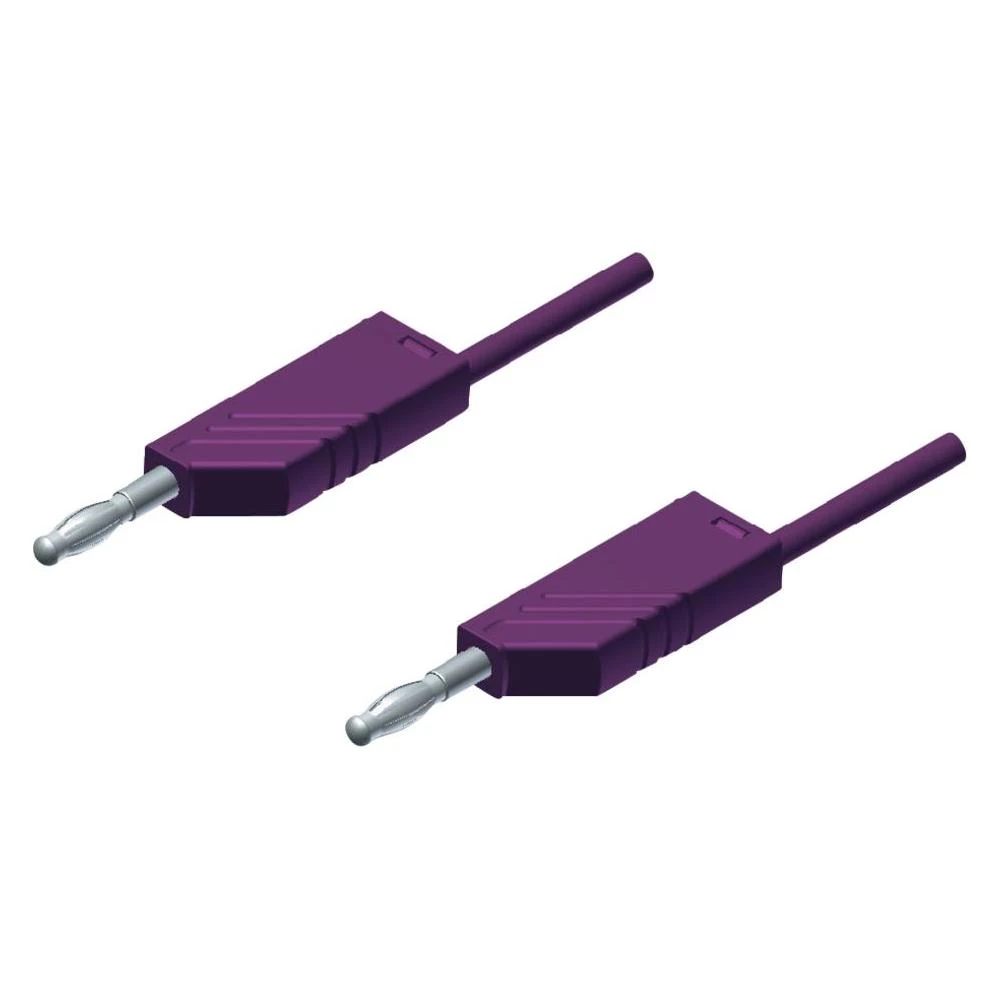 Mjerni vod MLN SKS Hirschmann [ lamelni utikač 4 mm - lamelni utikač 4 mm] 0.25 slika