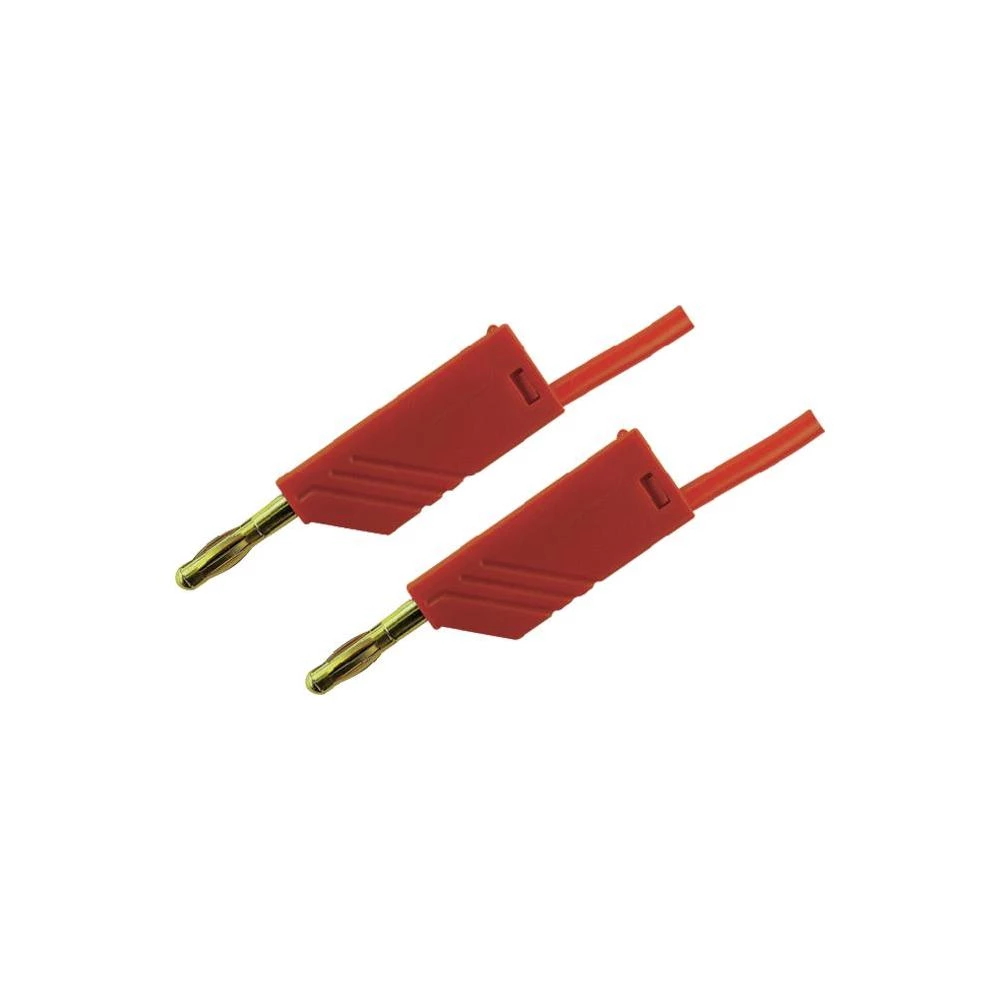 Mjerni vod MLN SKS Hirschmann [ lamelni utikač 4 mm - lamelni utikač 4 mm] 0.25 slika