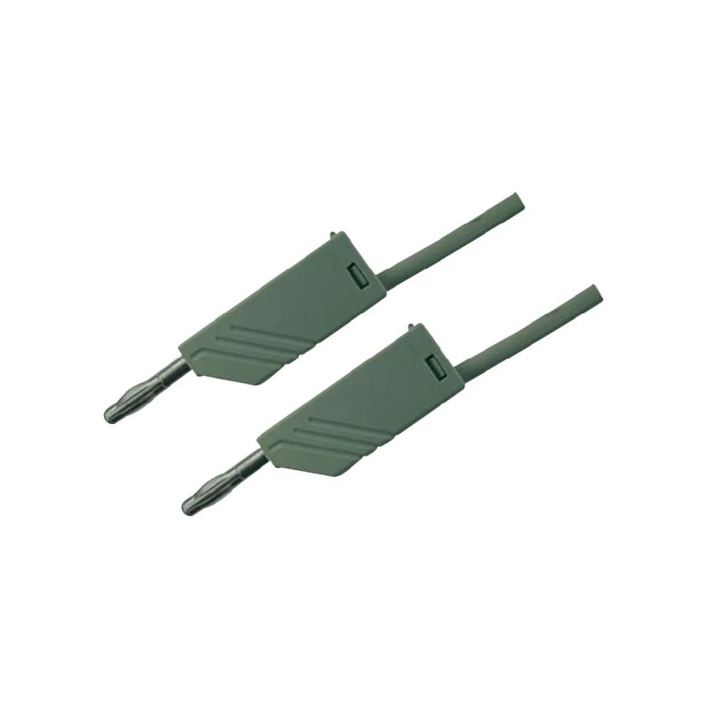 Mjerni vod MLN SKS Hirschmann [ lamelni utikač 4 mm - lamelni utikač 4 mm] 0.5 m slika