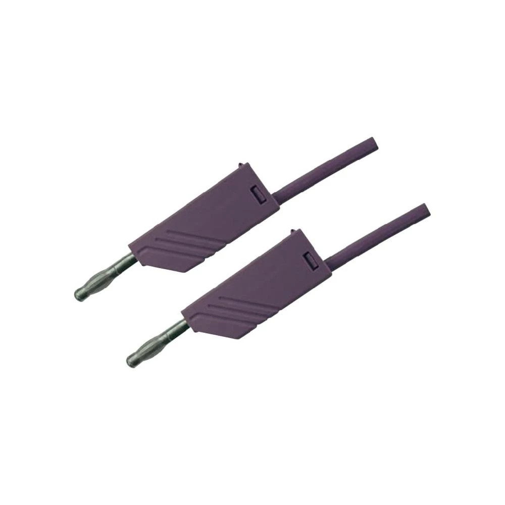 Mjerni vod MLN SKS Hirschmann [ lamelni utikač 4 mm - lamelni utikač 4 mm] 1 m l slika