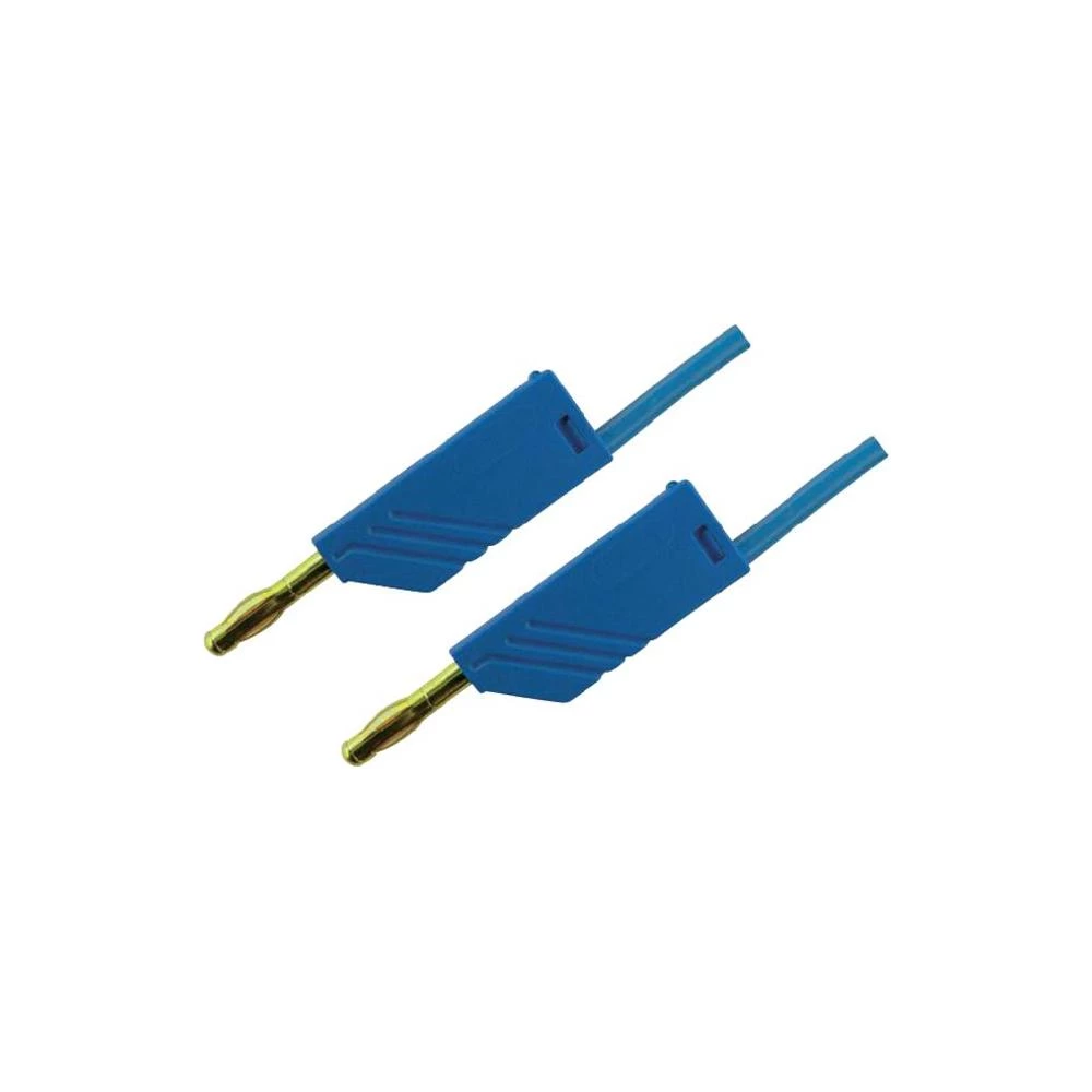 Mjerni vod MLN SKS Hirschmann [ lamelni utikač 4 mm - lamelni utikač 4 mm] 1 m p slika