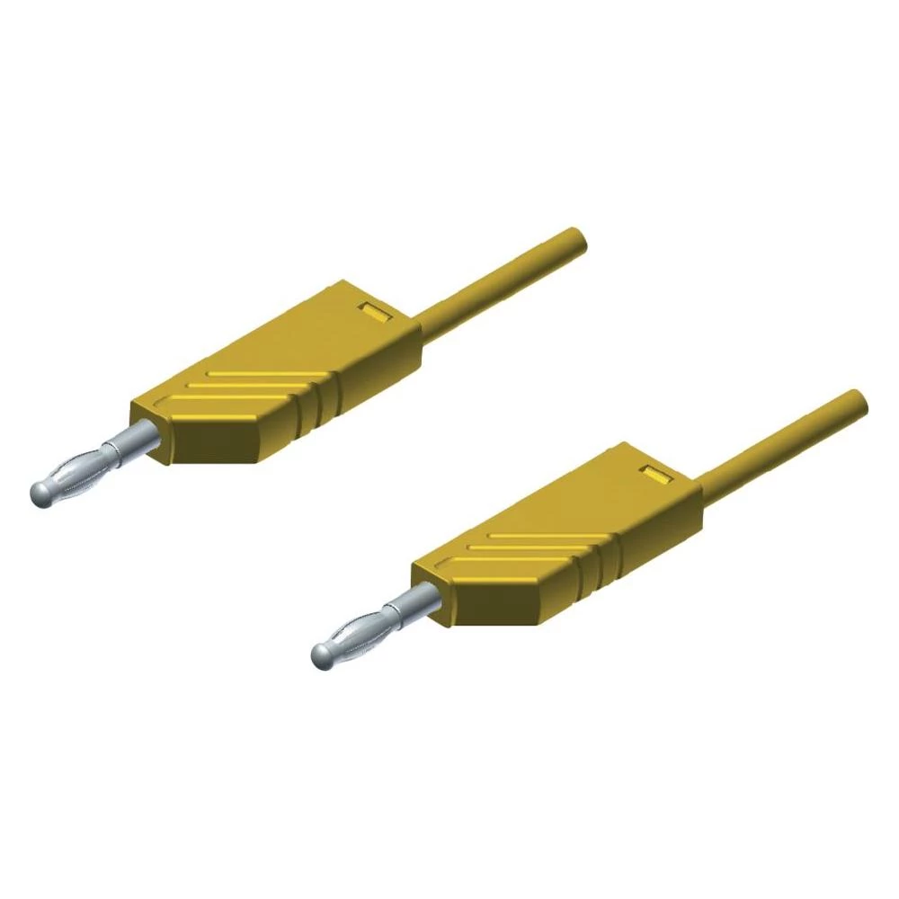 Mjerni vod MLN SKS Hirschmann [ lamelni utikač 4 mm - lamelni utikač 4 mm] 2 m ž slika