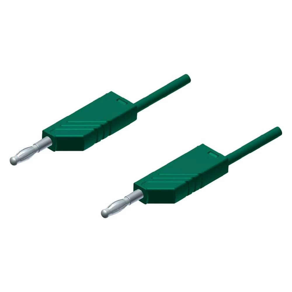 Mjerni vod MLN SKS Hirschmann [ lamelni utikač 4 mm - lamelni utikač 4 mm] 2 m z slika