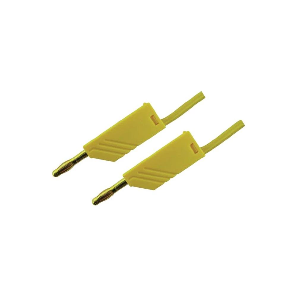 Mjerni vod MLN SKS Hirschmann [ lamelni utikač 4 mm - lamelni utikač 4 mm] 2 m ž slika