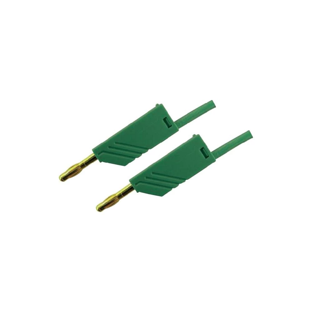 Mjerni vod MLN SKS Hirschmann [ lamelni utikač 4 mm - lamelni utikač 4 mm] 2 m z slika