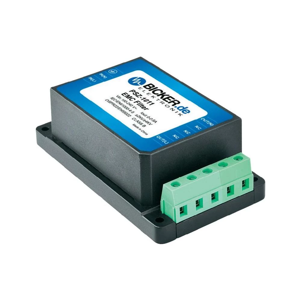 EMV filter PSZ-1011 Bicker Elektronik za kućište i montažu na DIN šine BEND seri slika