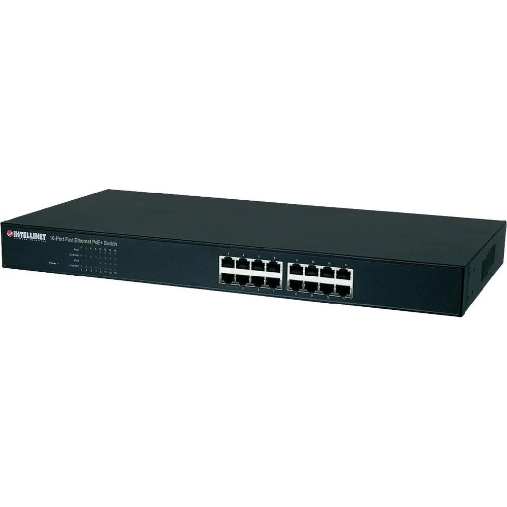 19" mrežni Switch uređaj RJ45 560771 Intellinet 16-portni 100 MBit/s PoE funkcija slika