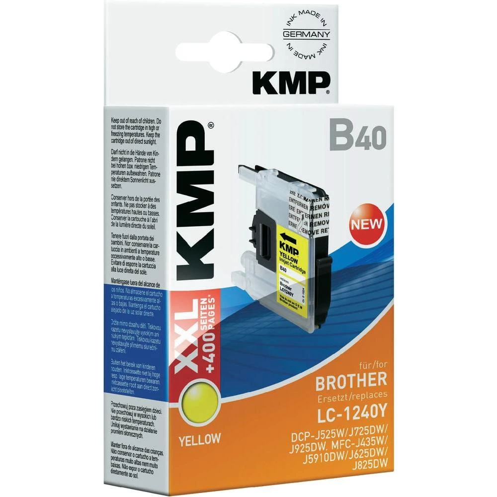 Kompatibilna patrona za printer B40 KMP zamjenjuje Brother LC-1240 žuta slika