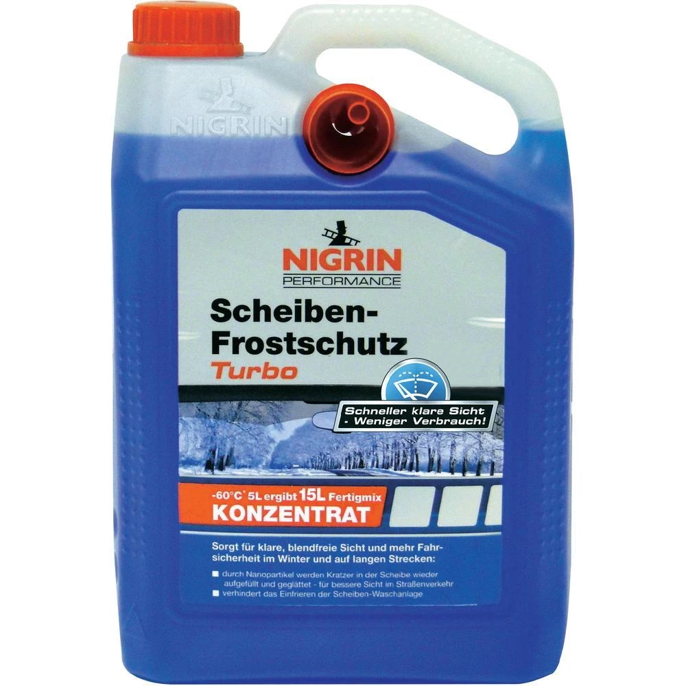 Nigrin Turbo 73154-Zaštita odsmrzavanja stakla , -60°C, 5l slika