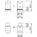 Konektori EpiC serije H-A 3/4 10432000 LappKabel slika