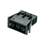 Mrežni konektor AC 166 GEBU/ 3 Adels-Contact okomita ugradnja broj polova: 3 16 A crna 1 komad