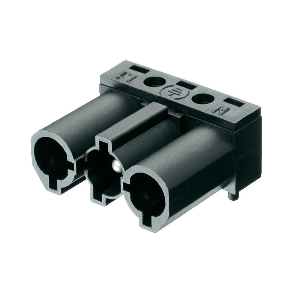 Mrežni konektor, utikač AC 166 GSTLH/ 3 Adels-Contact pod kutem broj polova: 3 16 A bijela 1 komad slika