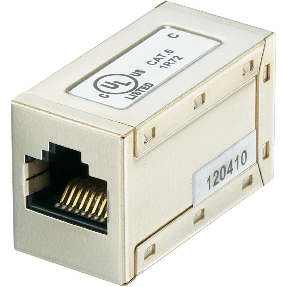 RJ45 strujni adapter CAT 6 [1x RJ45 utikač - 1x RJ45 utikač] 0 m Digitus bijeli slika