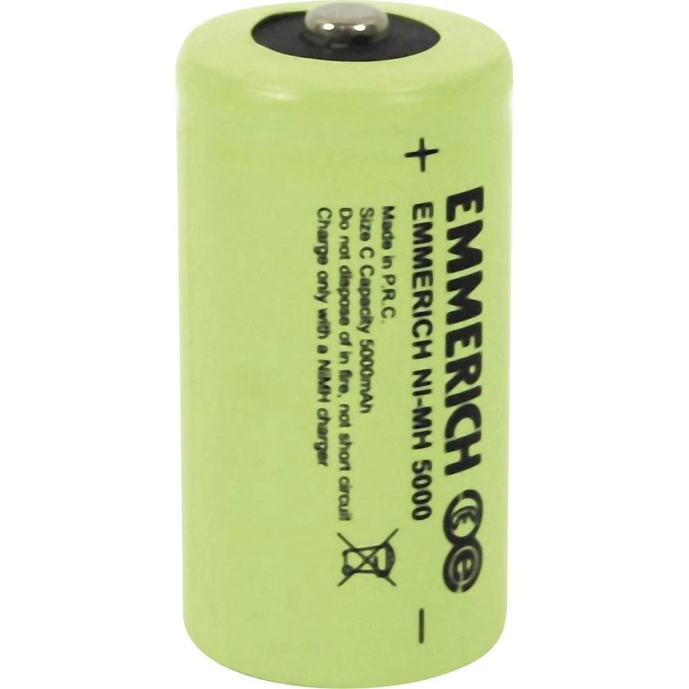 Baby (C)-akumulator NiMH Emmerich HR14 Flat-Top 5000 mAh 1.2 V 1 kom. slika