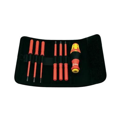 Wera Kraftform Kompakt® VDE komplet izmjenjivih dvostranih oštrica 7-dijelni 05003470001 pogon ravni/križni prorez PH slika