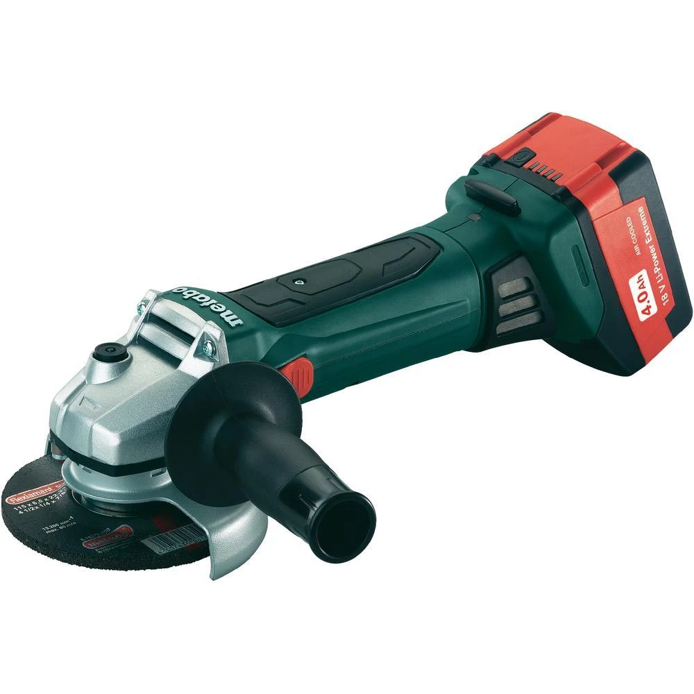 Metabo W 18 LTX 125 4.0 Ah kutna brusilica 18 V 2 x 4,0 Ah Li-ion baterija promjer ploče - 125 mm 602174610 slika
