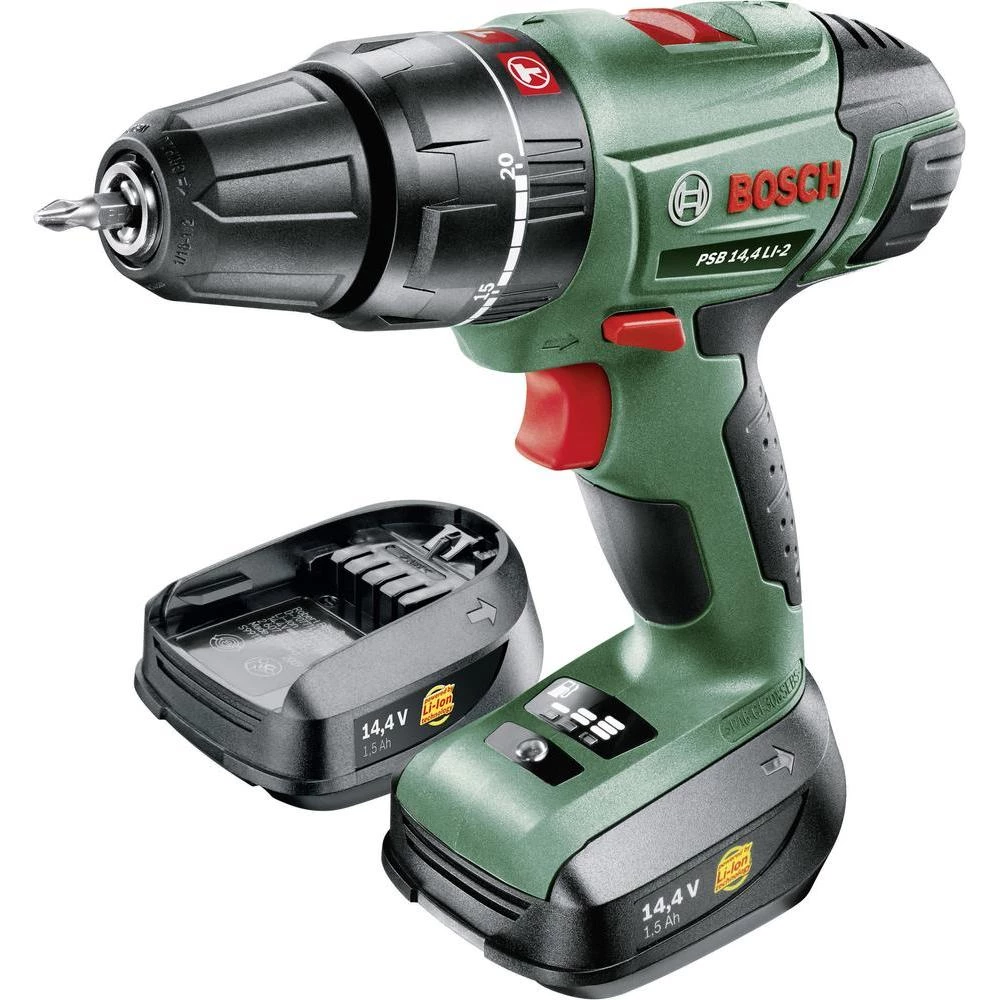 Bosch PSB 14,4 LI-2 udarna bušilica i odvijač na bateriju 14.4 V 1.5 Ah Li-Ion + slika