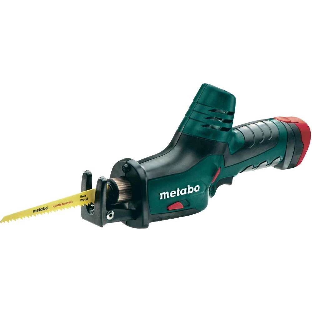 Metabo Powermaksx ASE 10,8 V akumulatorska sabljasta pila 2 x 1,5 Ah Li-IOn akumulator 602264500 slika