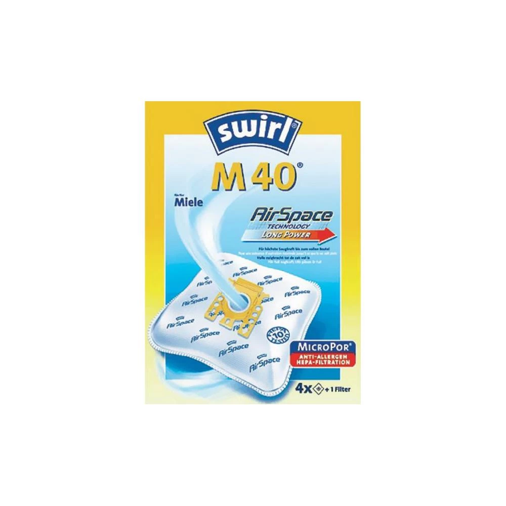 Vrećica za usisavač Swirl M40 (M50) AirSpace 4 kom. slika