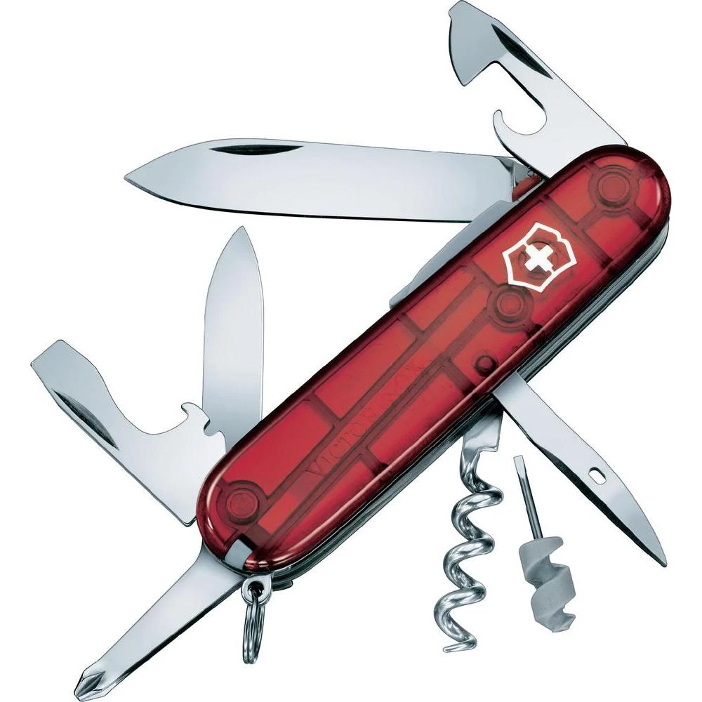 Victorinox švicarski nož Spartan Lite broj funkcija 15 crveni (prozirni) 1.7804. slika