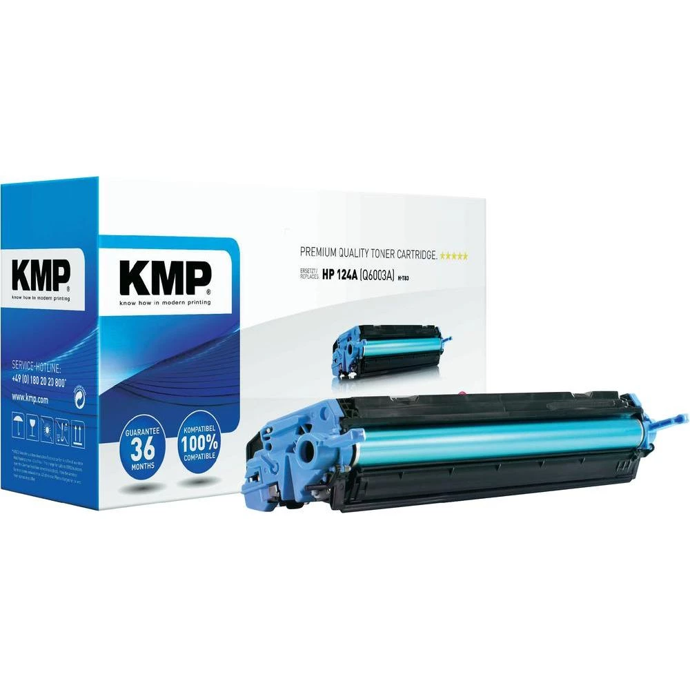 Kompatibilni toner H-T83 KMP zamjenjuje HP 124A magenta kapacitet stranica maks. 2500 stranica slika