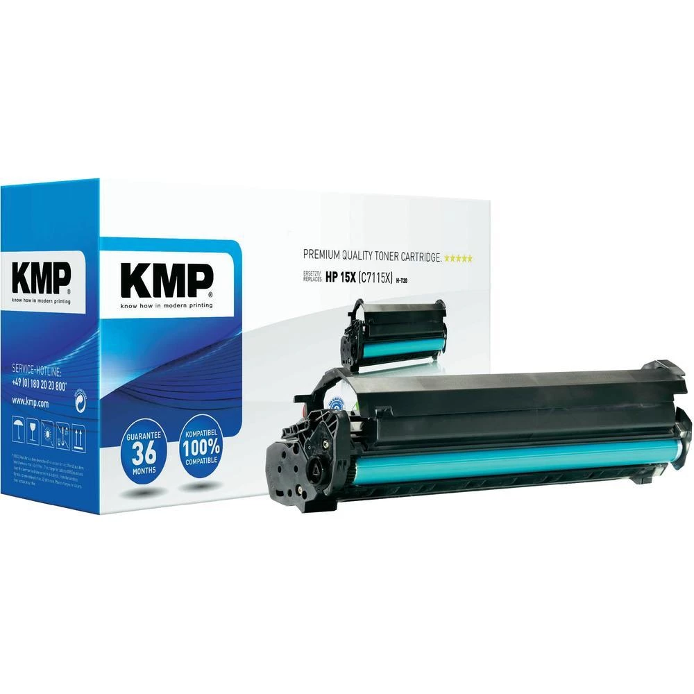 Kompatibilni toner H-T20 KMP zamjenjuje HP 15A, 15X crna kapacitet stranica maks slika