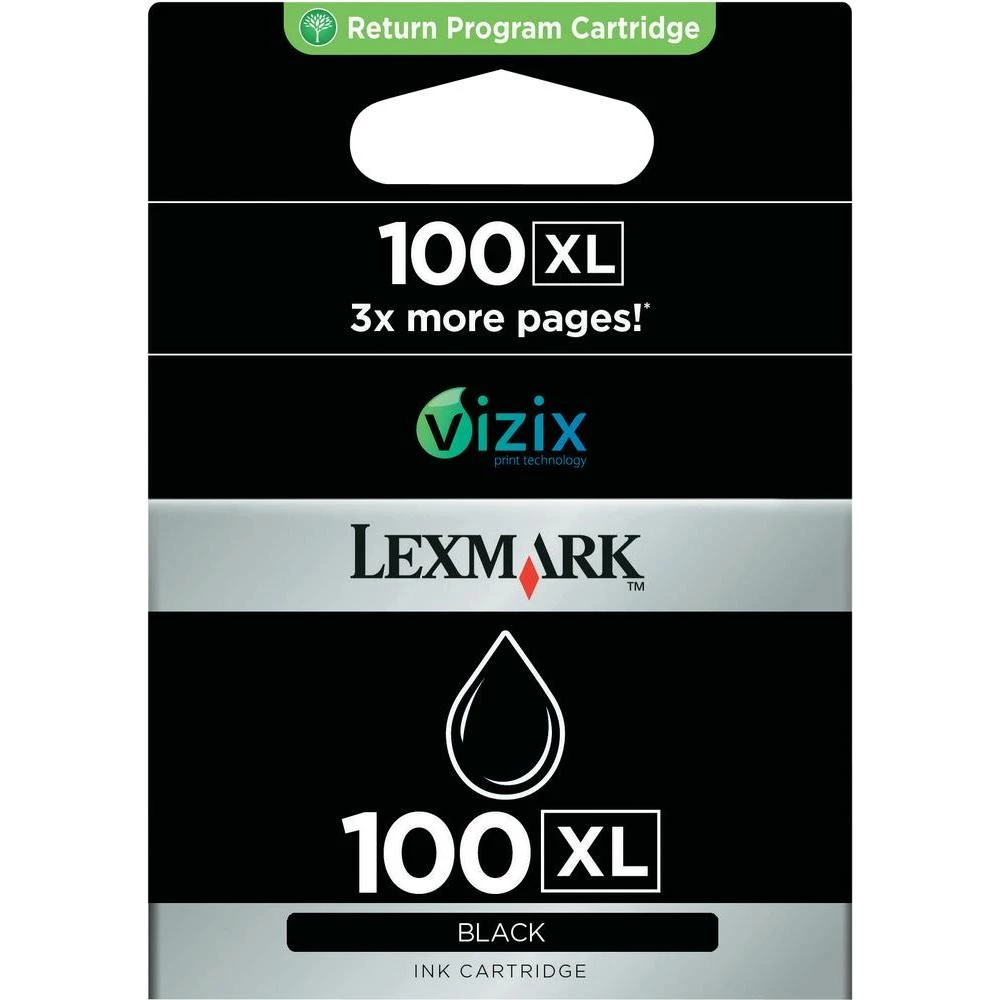 Originalna patrona za printer 100XL Lexmark crna slika