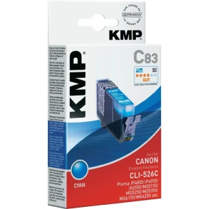 Kompatibilna patrona za printer C83 KMP zamjenjuje Canon CLI-526 cijan slika