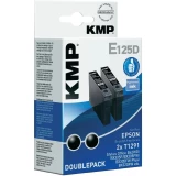 Kompatibilna patrona za printer E125D KMP zamjenjuje Epson T1291 crna, pakiranje od 2 komada