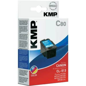 Kompatibilna patrona za printer C80 KMP zamjenjuje Canon CL-513 cijan, magenta, žuta slika