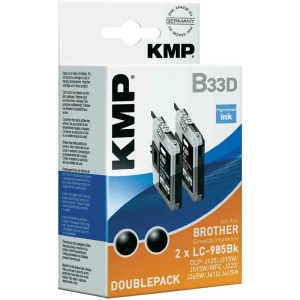 Kompatibilne patrone za printer B33D KMP zamjenjuje Brother LC-985 crna, paket od 2 komada slika