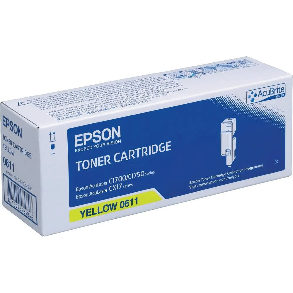 Originalni toner S050611 Epson žuta kapacitet stranica maks. 1400 stranica slika