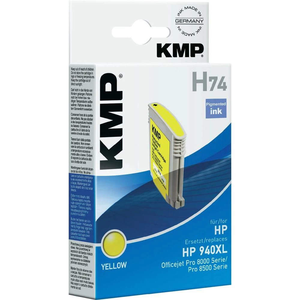 Kompatibilna patrona za printer H74 KMP zamjenjuje HP 940, 940XL žuta slika