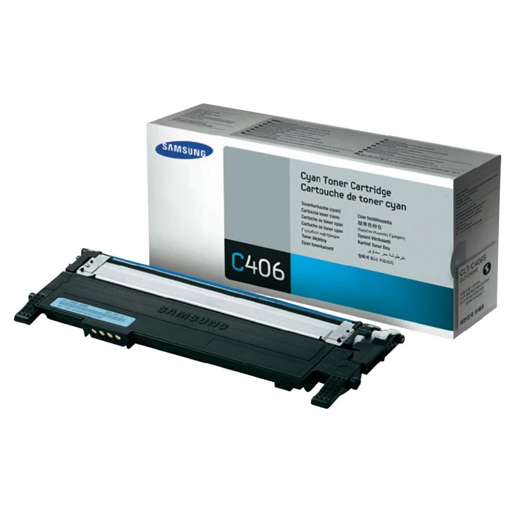 Original toner CLT-C406S Samsung cijan kapacitet stranica maks. 1000 stranica slika