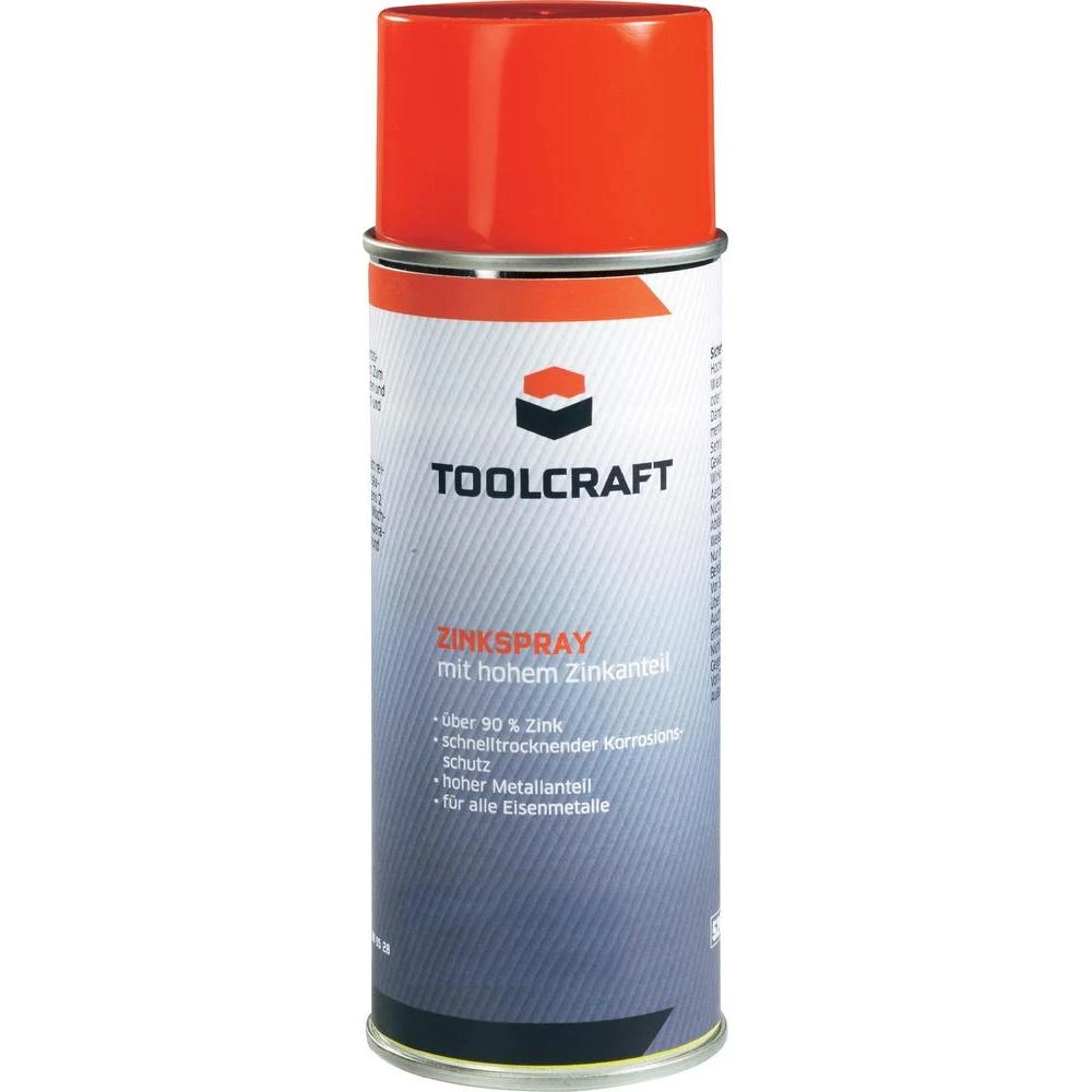 TOOLCRAFT TC-ZNK-01400M-Cink u raspršivaču s visokim sadržajem cinka, 400ml slika